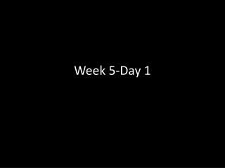 Week 5-Day 1