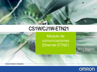 CS1W/CJ1W-ETN21