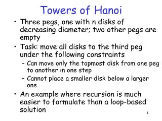 Towers of Hanoi