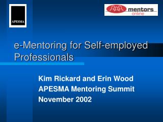 e-Mentoring for Self-employed Professionals