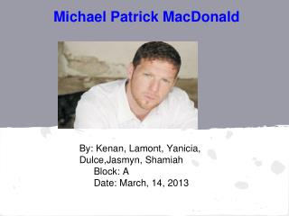 Michael Patrick MacDonald