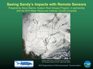 Seeing Sandy’s Impacts with Remote Sensors