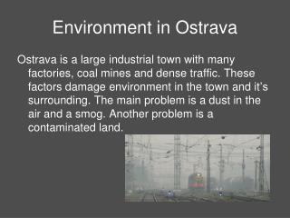 Environment in Ostrava