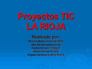 Proyectos TIC LA RIOJA