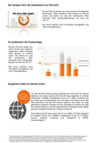 Der Sorglos-Tarif, der automatisch zur Flat wird!