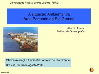 A situação Ambiental da Área Portuária de Rio Grande