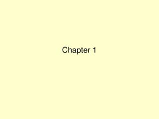 Chapter 1