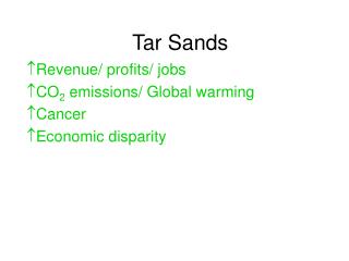 Tar Sands