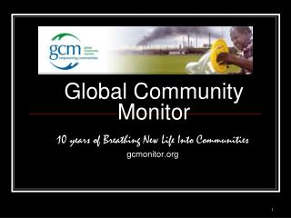 Global Community Monitor