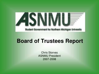 Board of Trustees Report