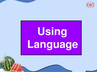 Using Language