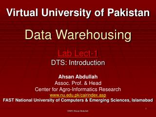 Data Warehousing