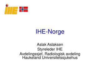 IHE-Norge