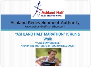 Ashland Redevelopment Authority ashlandhalfmarathon