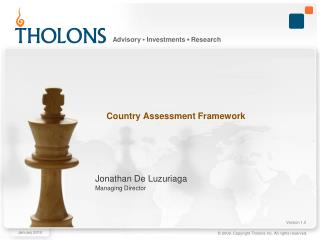 Country Assessment Framework