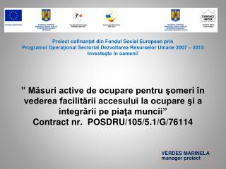 VERDES MARINELA manager proiect