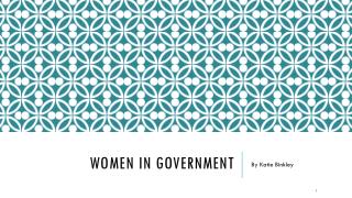 Women in government