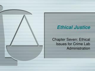 Ethical Justice