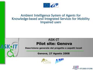 Descrizione generale del progetto e aspetti locali Genova, 27 Agosto 2008