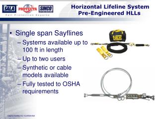 Horizontal Lifeline System Pre-Engineered HLLs