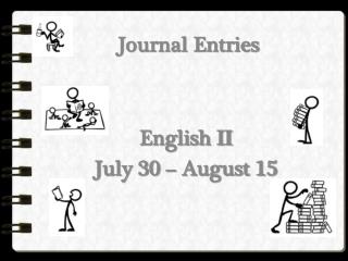 Journal Entries