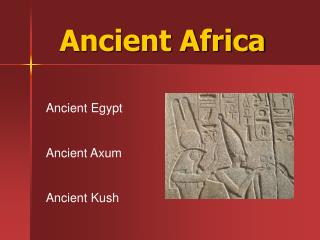 Ancient Africa