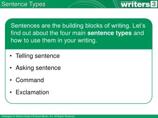 Sentence Types