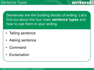 Sentence Types