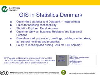GIS in Statistics Denmark