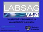 LABORATORIO DE SIMULADORES EN ADMINISTRACION Y GERENCIA