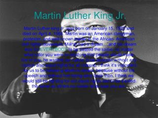 Martin Luther King Jr.