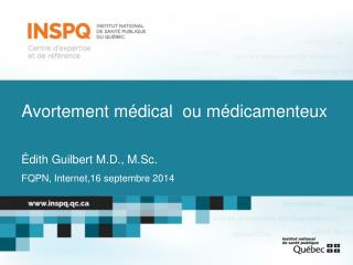 Avortement médical ou médicamenteux