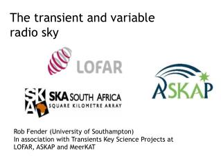 The transient and variable radio sky