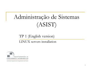 Administração de Sistemas (ASIST)