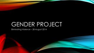 Gender project