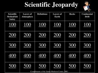 Scientific Jeopardy