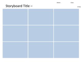 Storyboard Title –