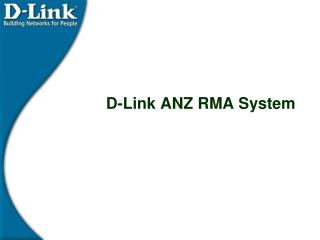 D-Link ANZ RMA System
