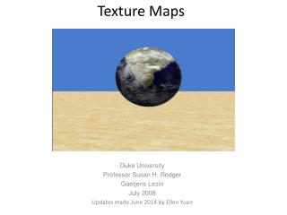 Texture Maps