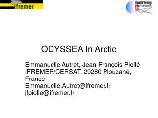 ODYSSEA In Arctic