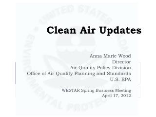 Clean Air Updates