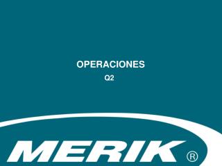 OPERACIONES