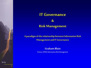 IT Governance &amp; Risk Management