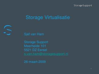 Storage Virtualisatie