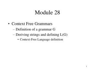 Module 28