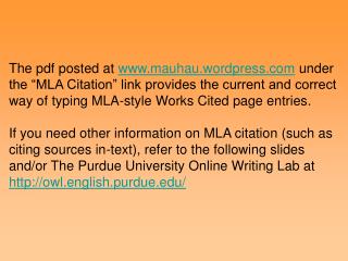 MLA Citation