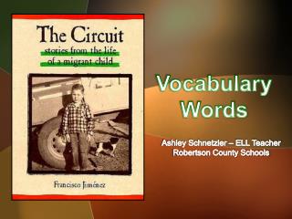 Vocabulary Words