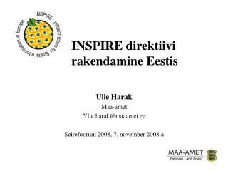 INSPIRE direktiivi rakendamine Eestis