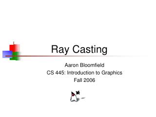 Ray Casting