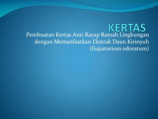 KERTAS